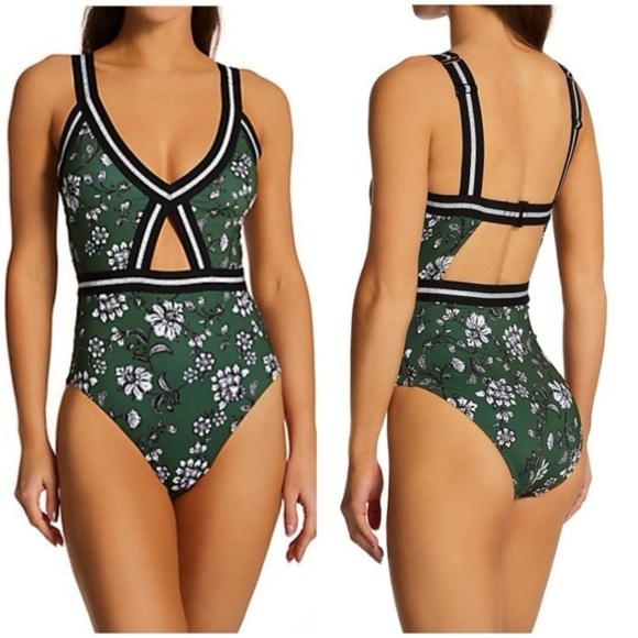 NEW w/TAGS Sanctuary Balinese Beauty Cutout Mio One Piece Swimsuit Size Large - Picture 7 of 11